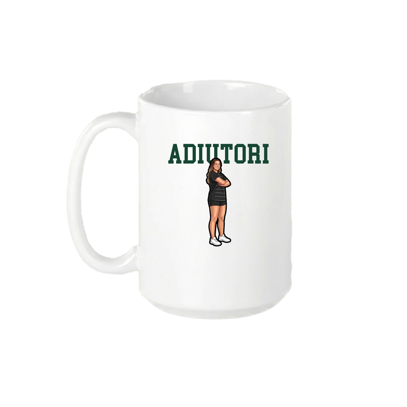 15oz Coffee Mug — Shirsey in White