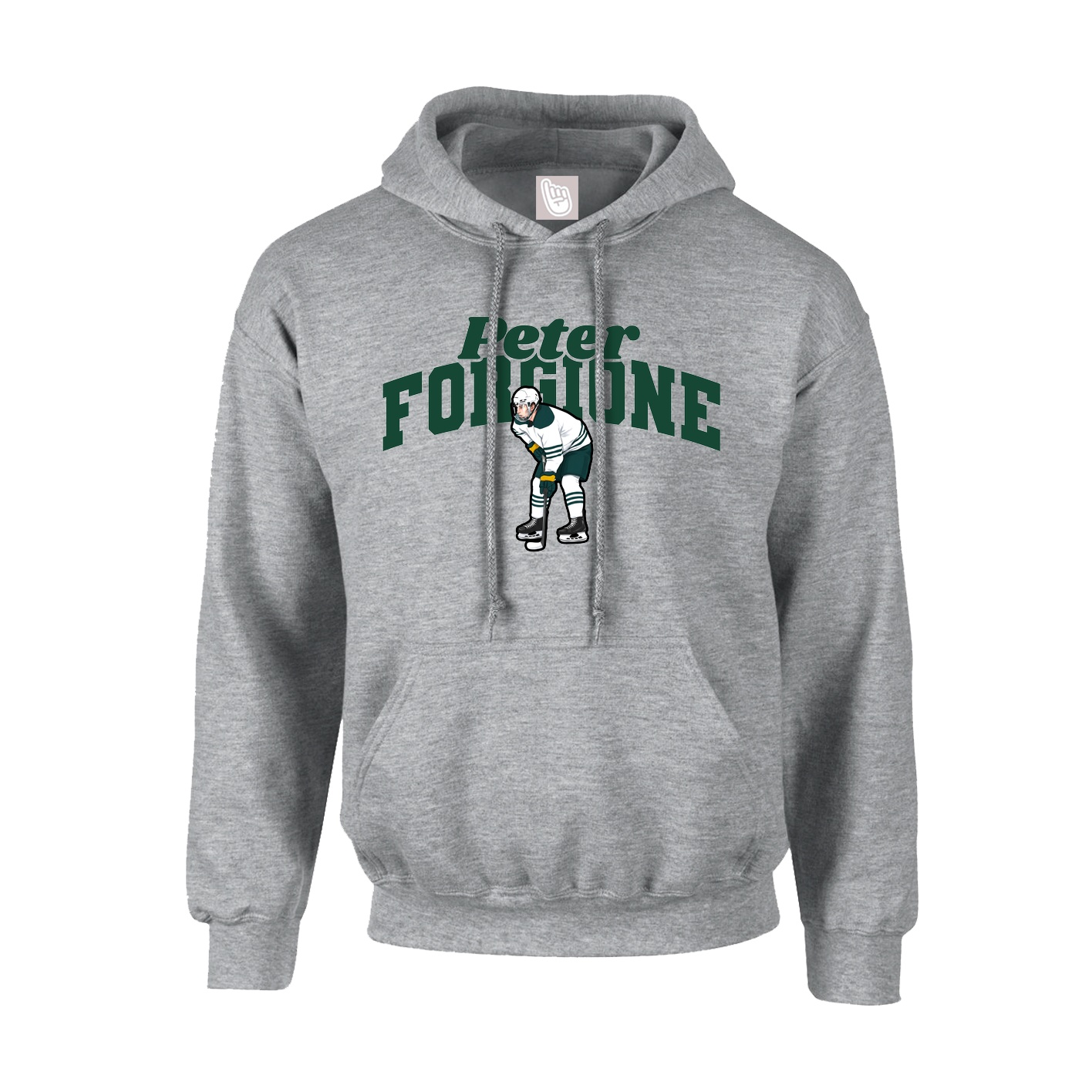 Hoodie — Signature Arch in Grey