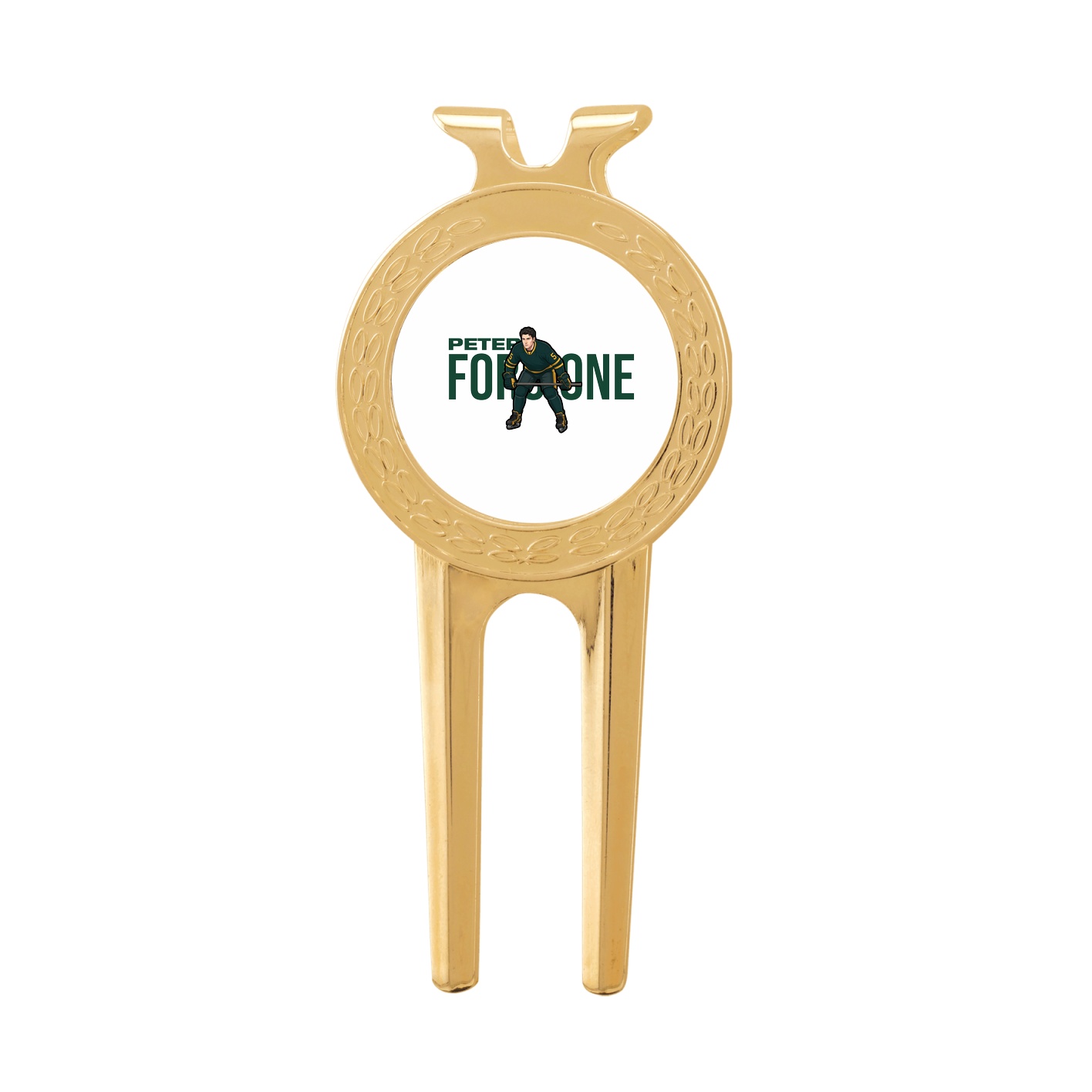 Divot Tool with Ball Marker — Player Name in Classic