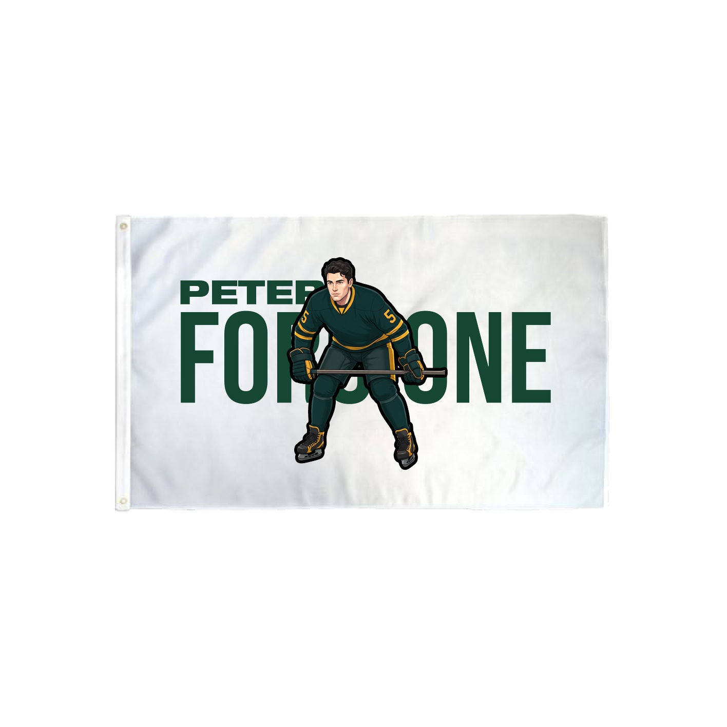 3x5 Flag — Player Name in Classic