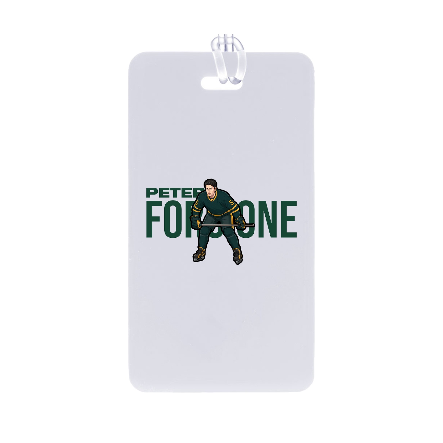 Bag Tag — Player Name in Classic