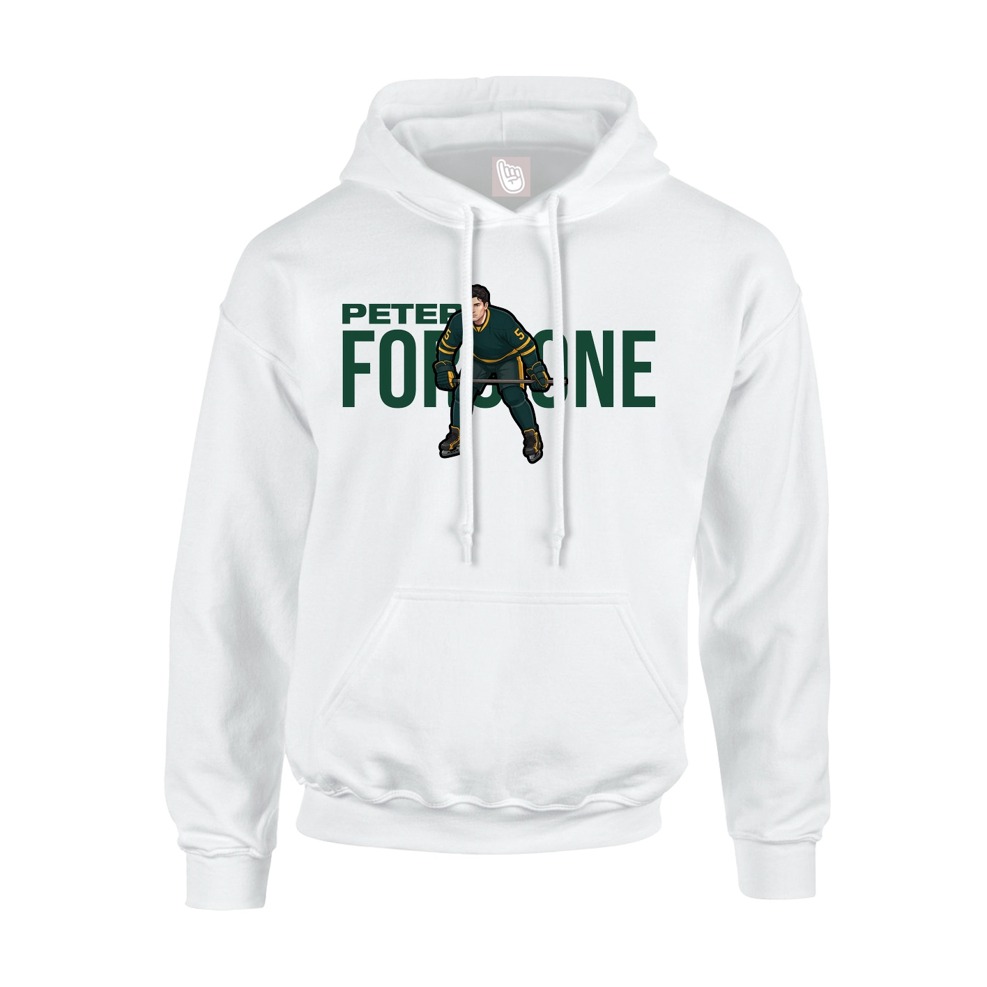 Hoodie — Player Name in White