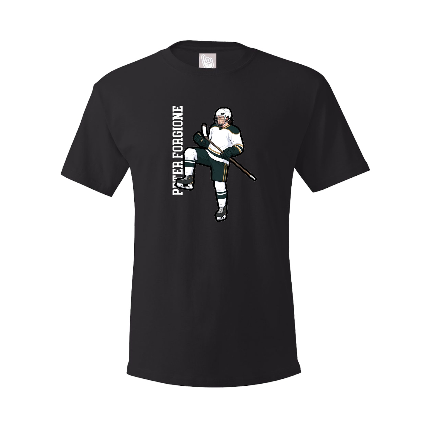 Tee — Name Vertical in Black