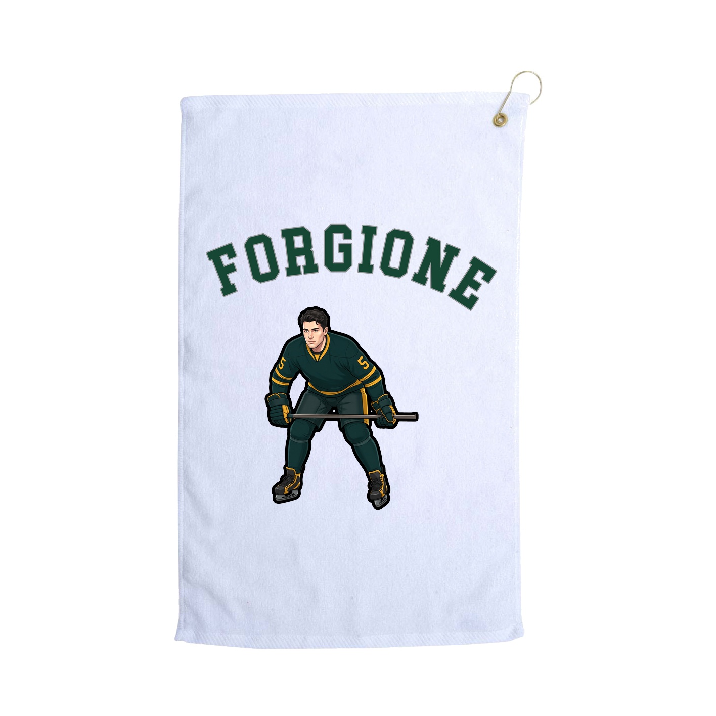 Golf Towel — Shirsey Arch in White