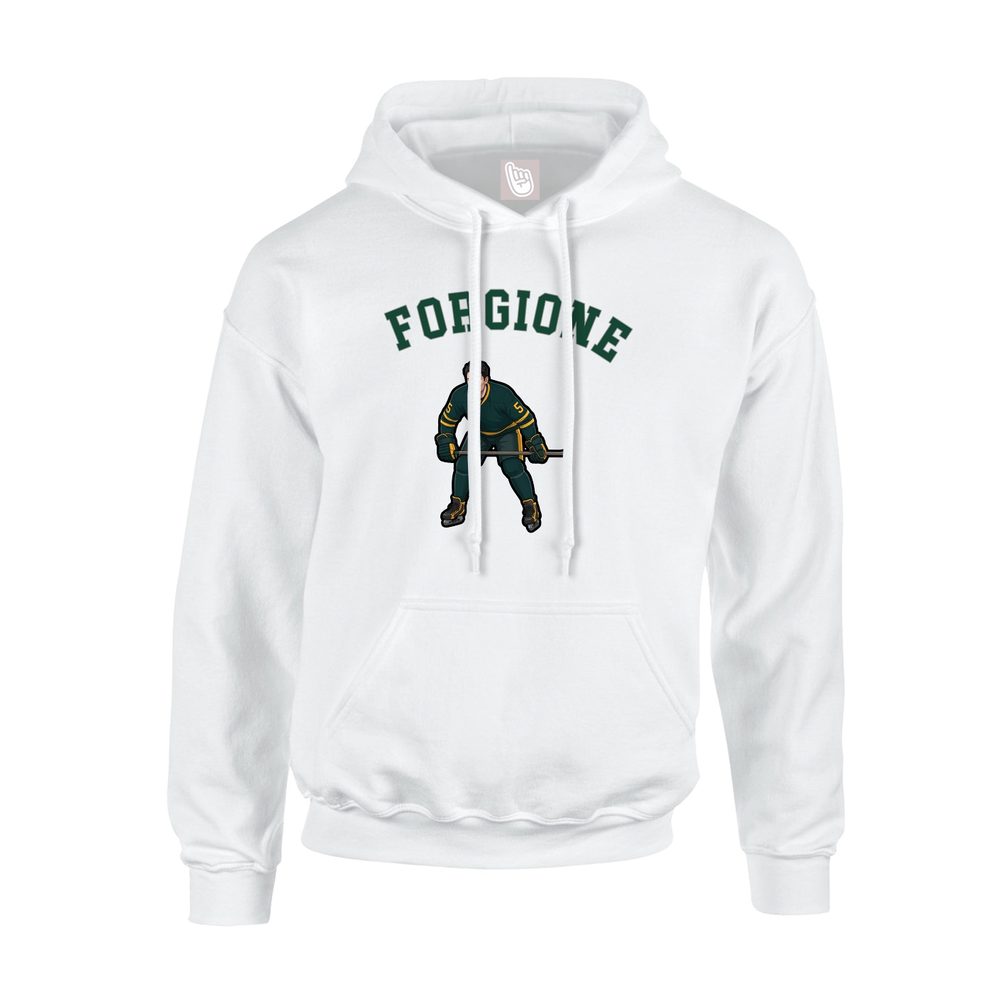 Youth Hoodie — Shirsey Arch in White