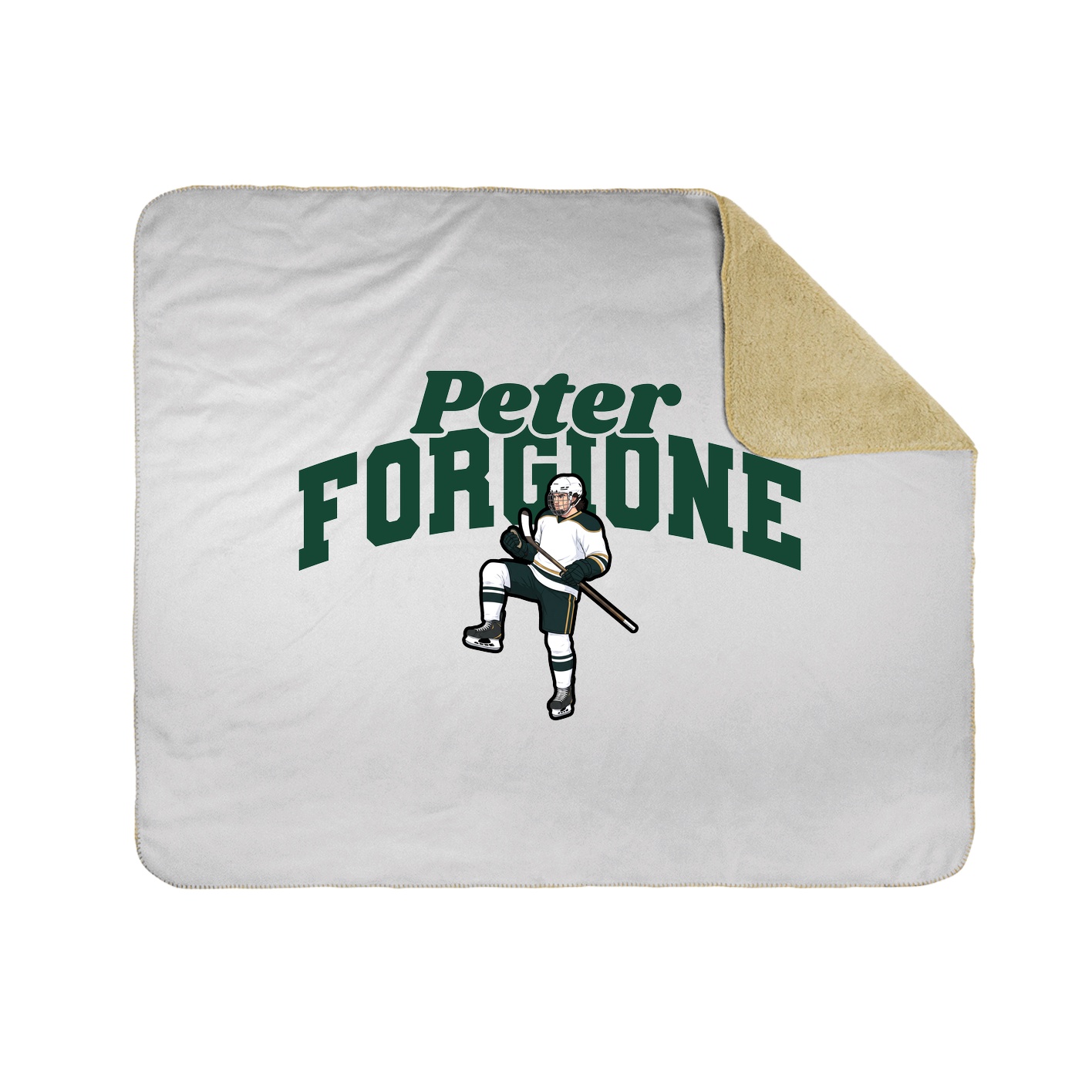 Throw Blanket — Signature Arch in White