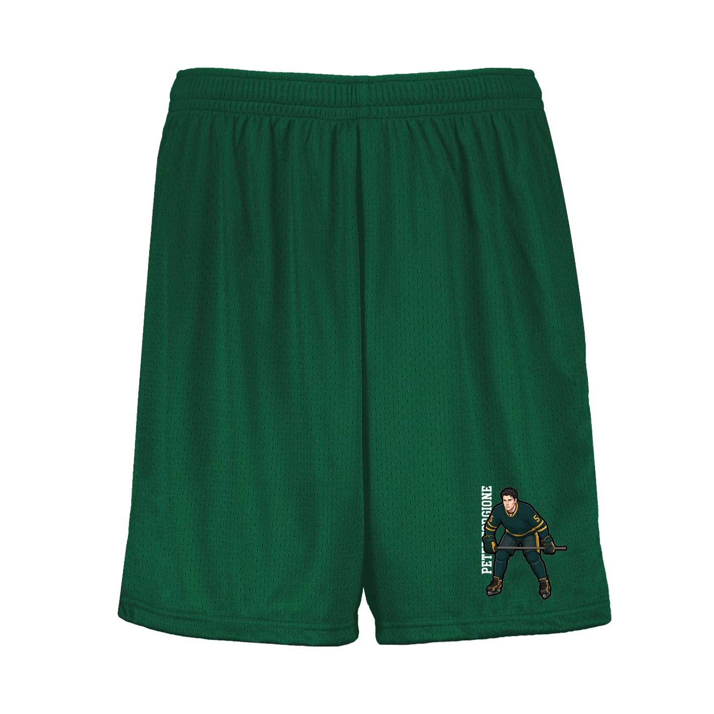 Shorts — Name Vertical in Green