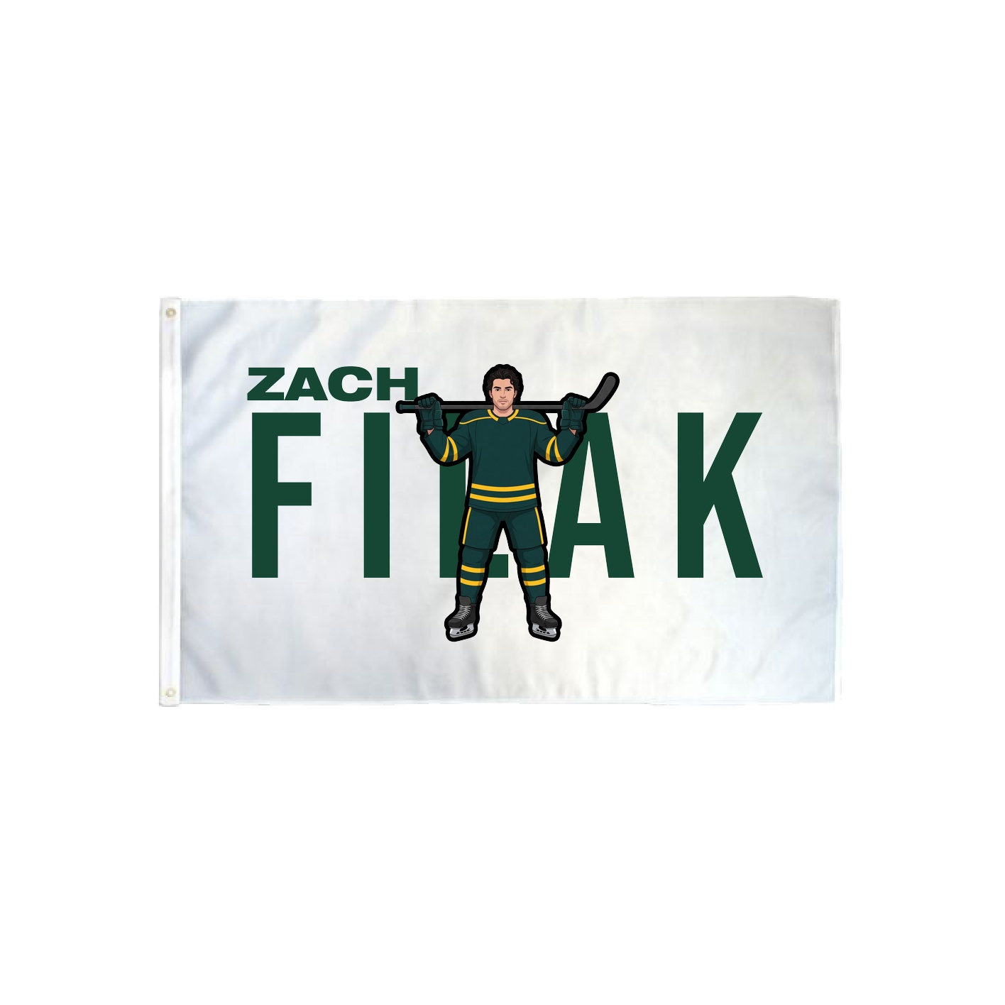 3x5 Flag — Player Name in Classic