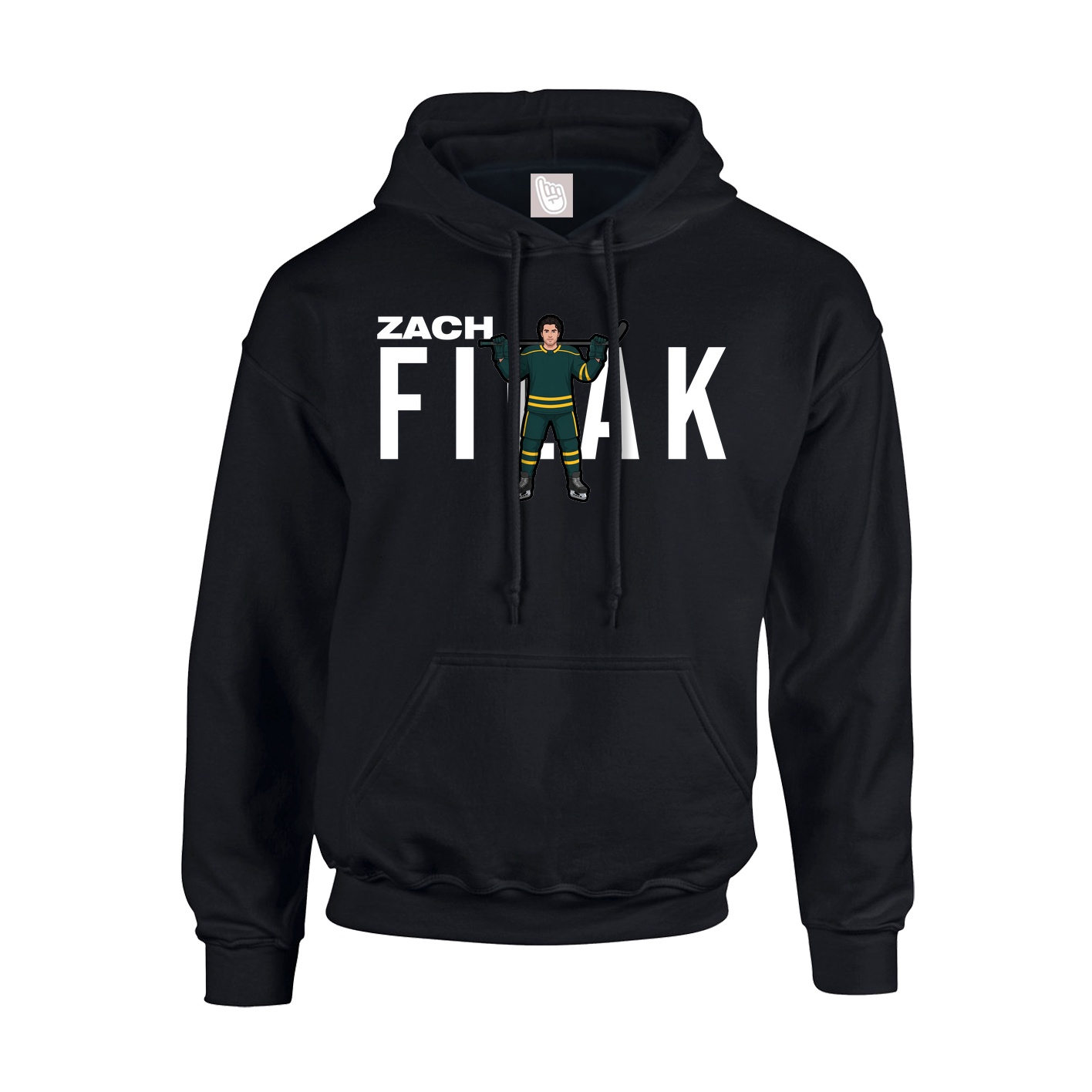 Youth Hoodie — Player Name in Black