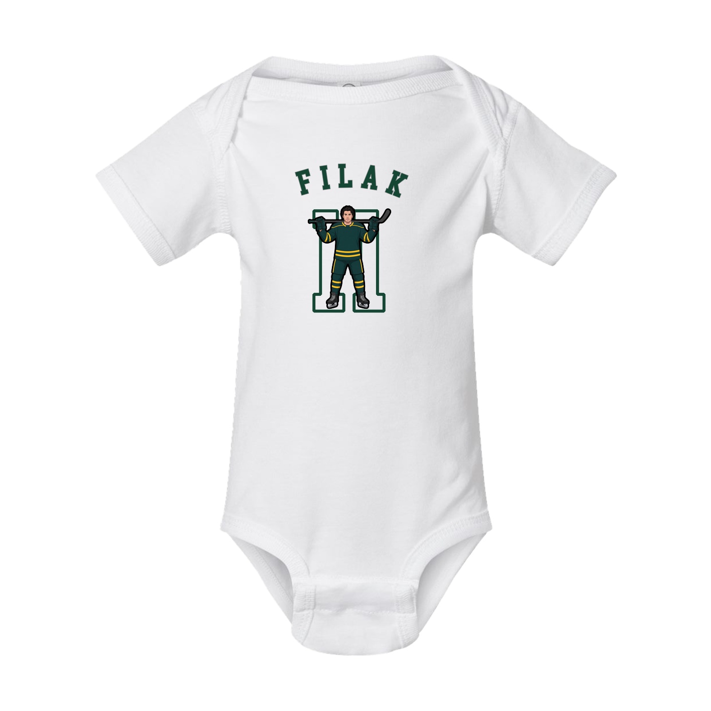 Baby Onesie — Shirsey Arch in White
