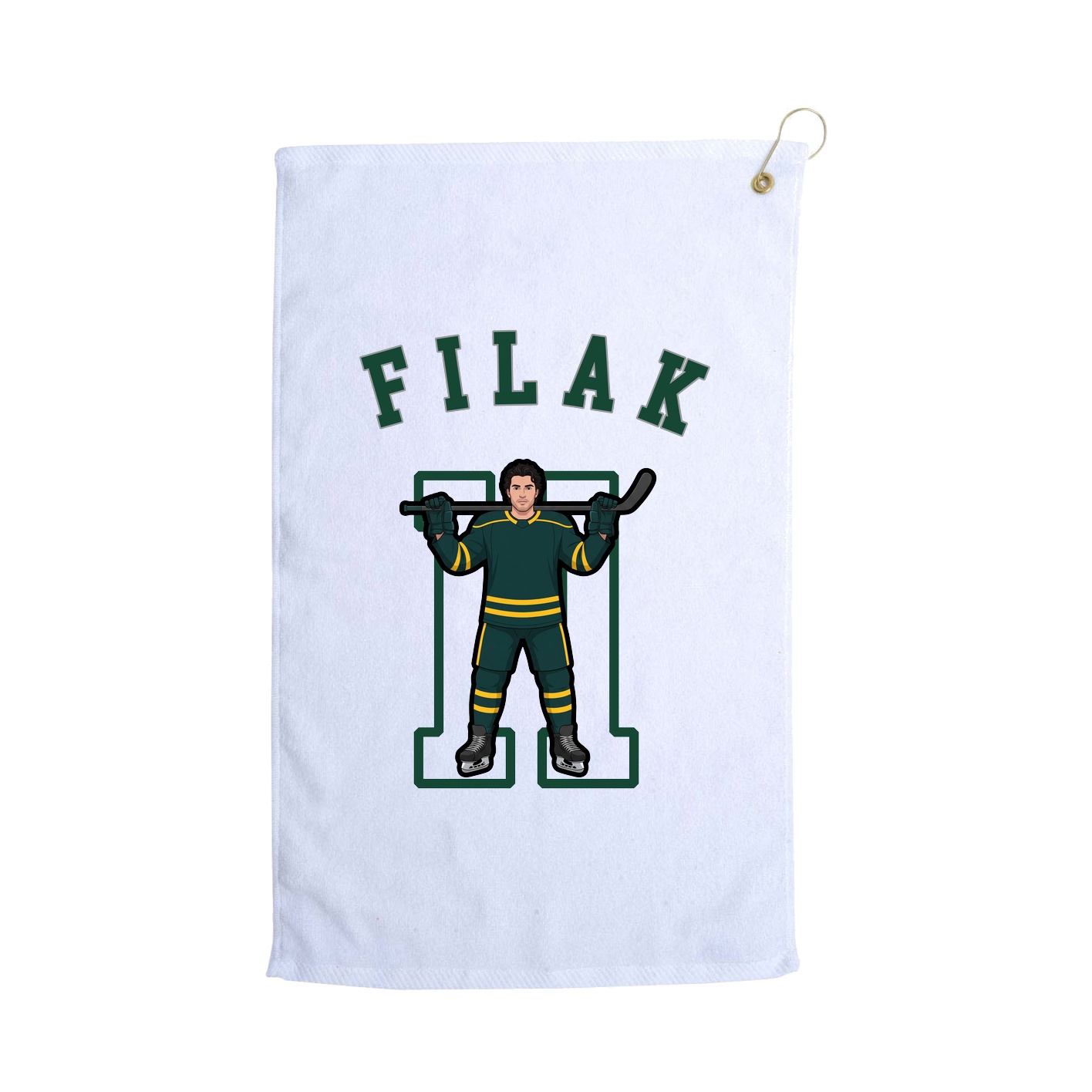 Golf Towel — Shirsey Arch in White