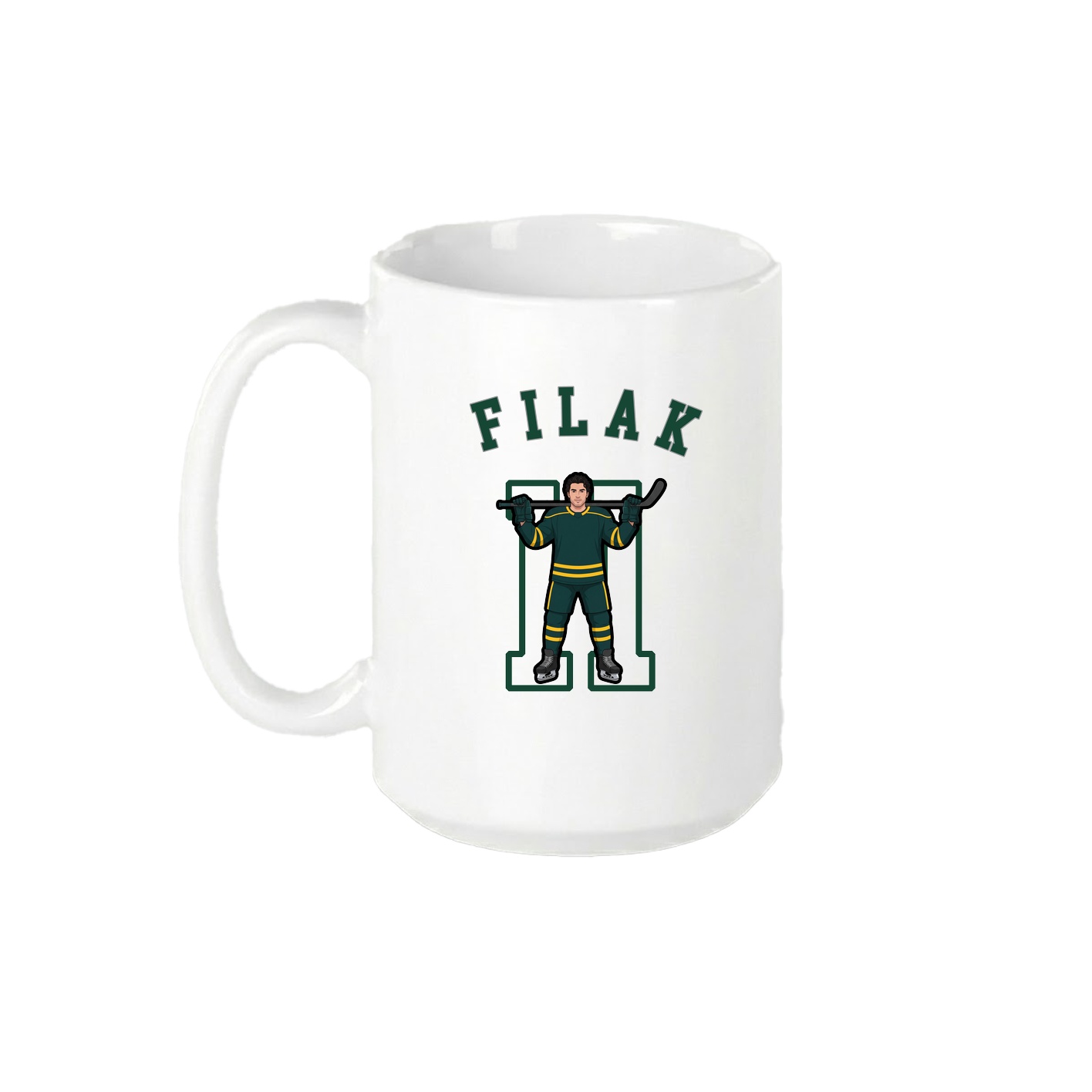 15oz Coffee Mug — Shirsey Arch in White
