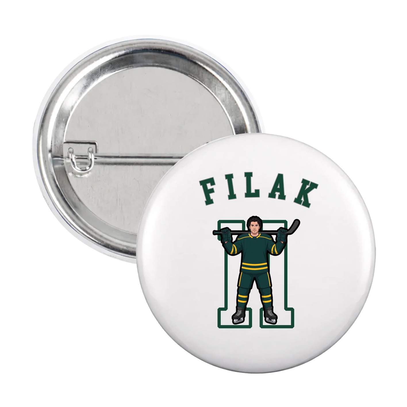 Game Day Button — Shirsey Arch in White