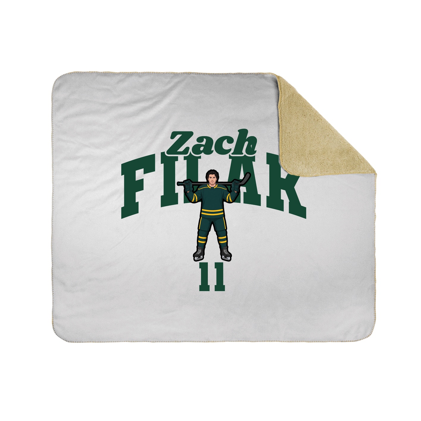 Throw Blanket — Signature Arch in White