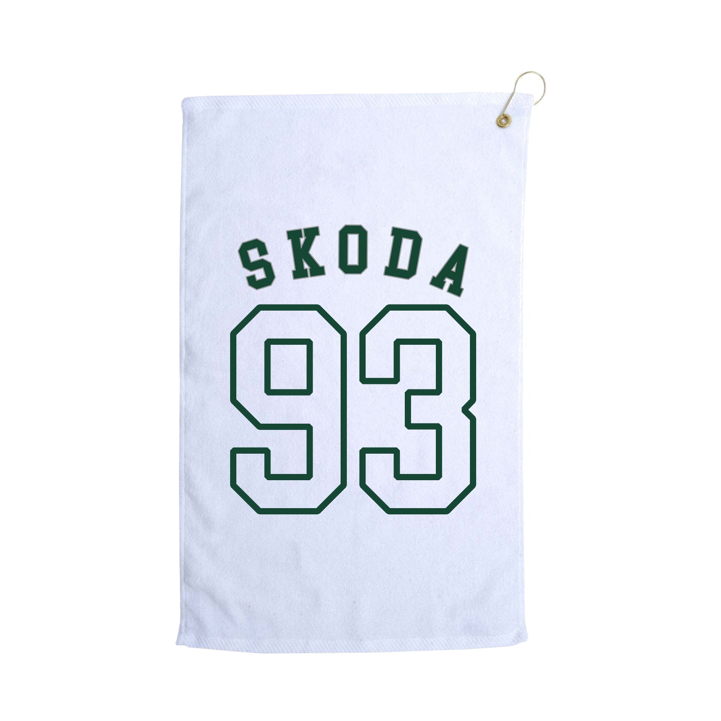 Golf Towel — Shirsey Arch in White