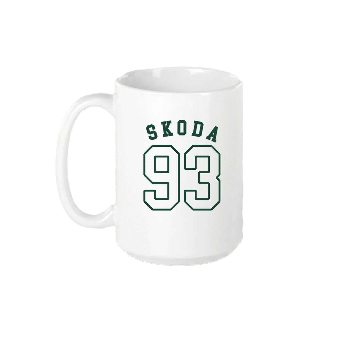 15oz Coffee Mug — Shirsey Arch in White