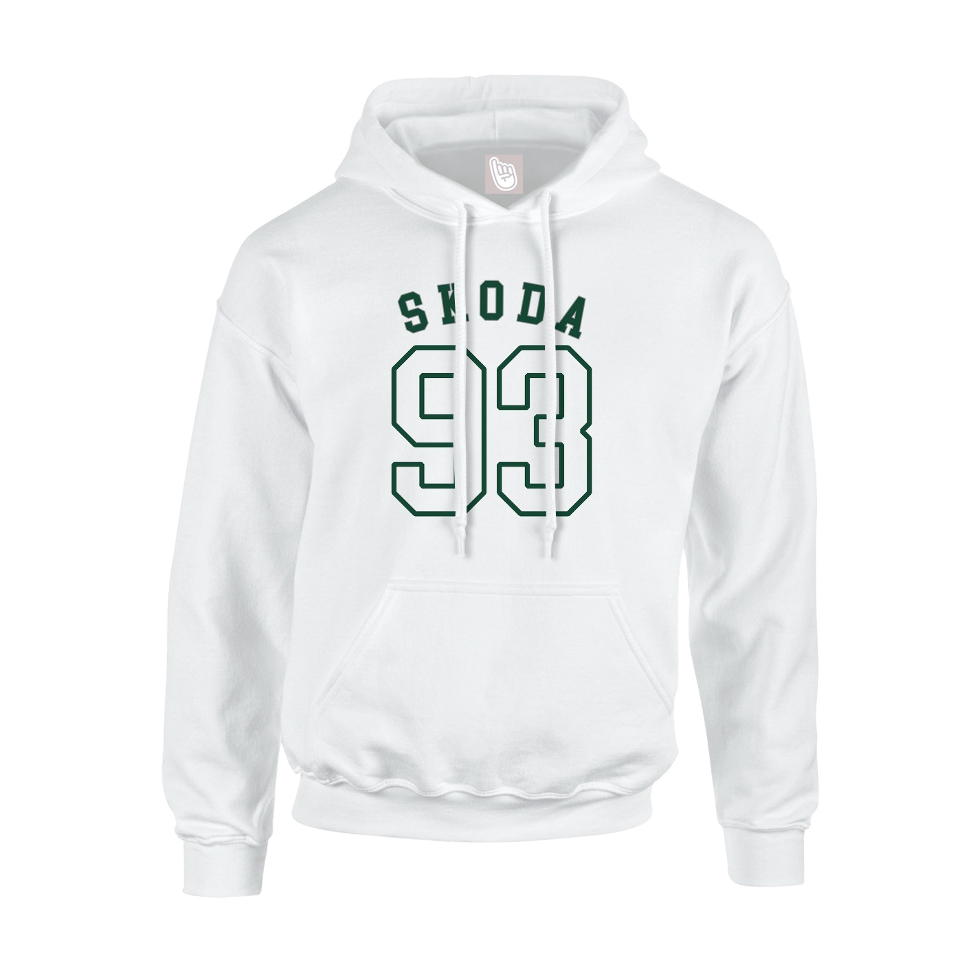 Hoodie — Shirsey Arch in White