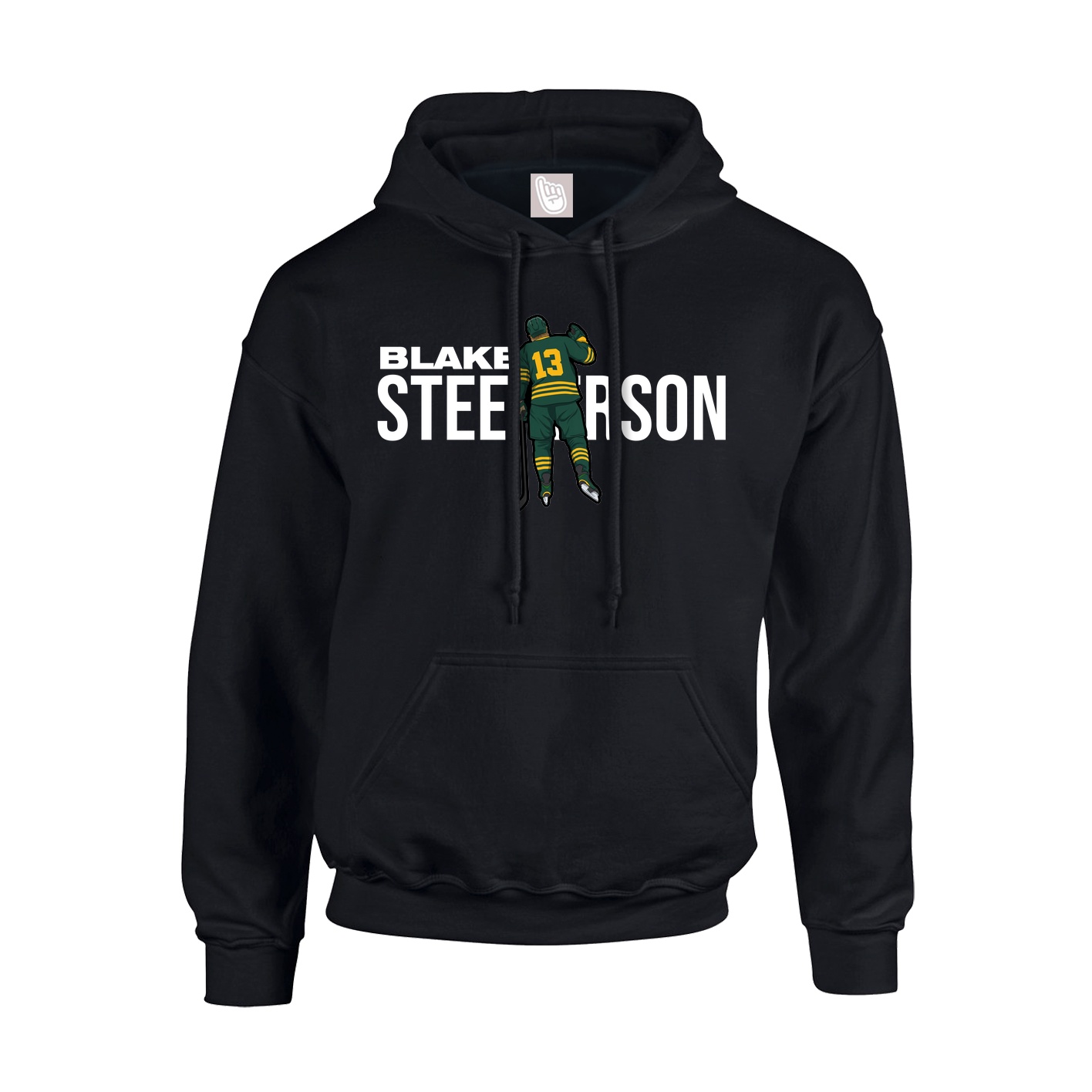 Hoodie — Player Name in Black