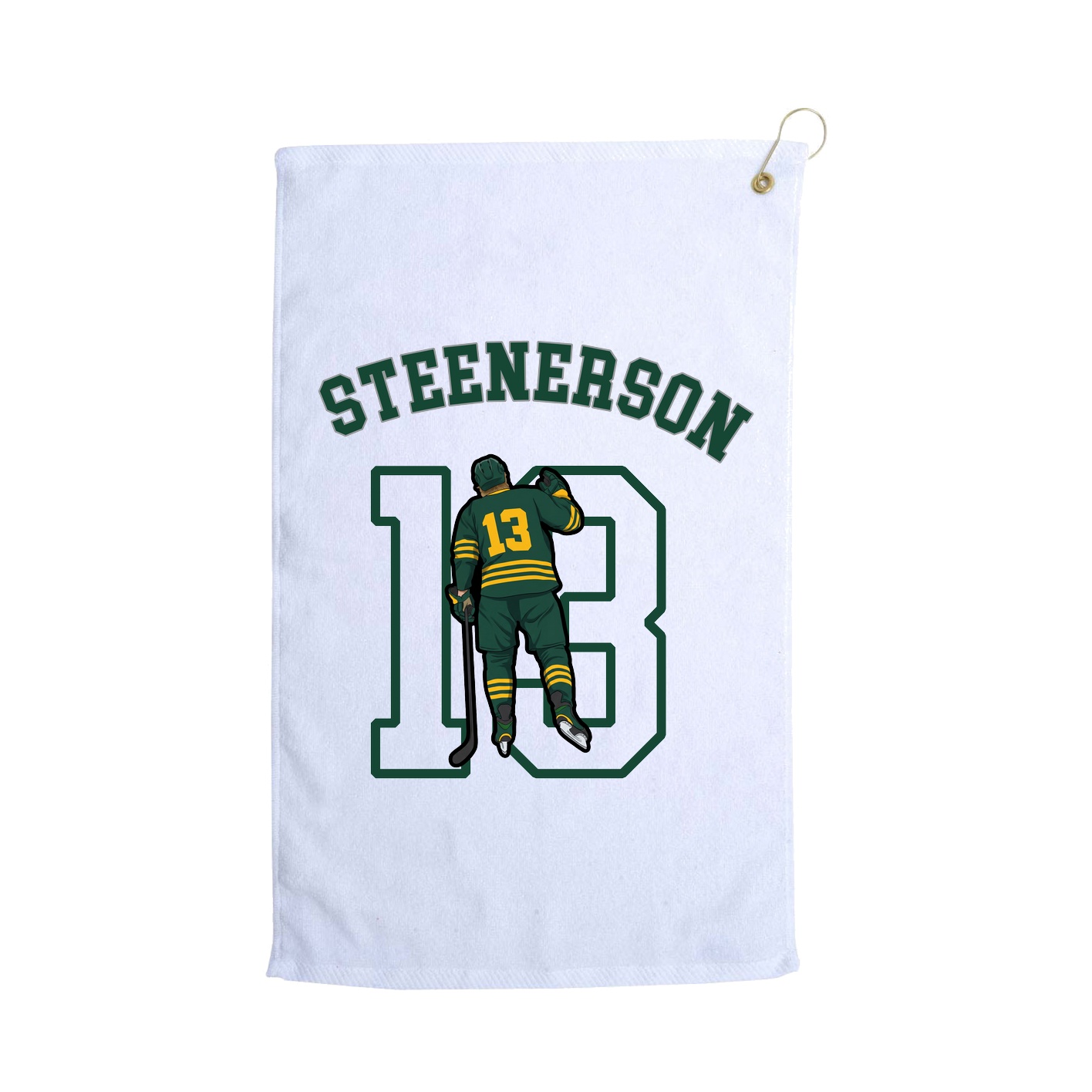 Golf Towel — Shirsey Arch in White