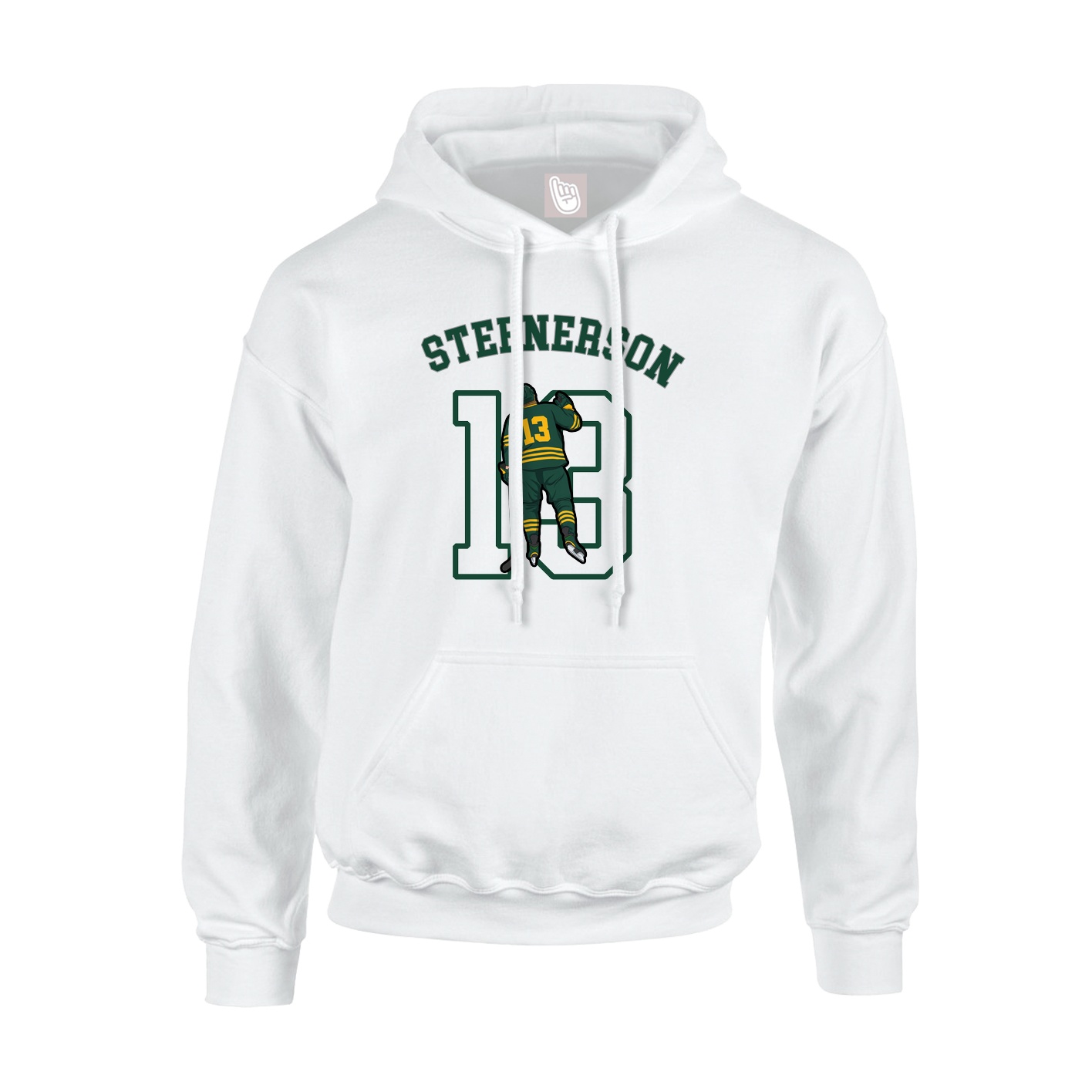 Hoodie — Shirsey Arch in White