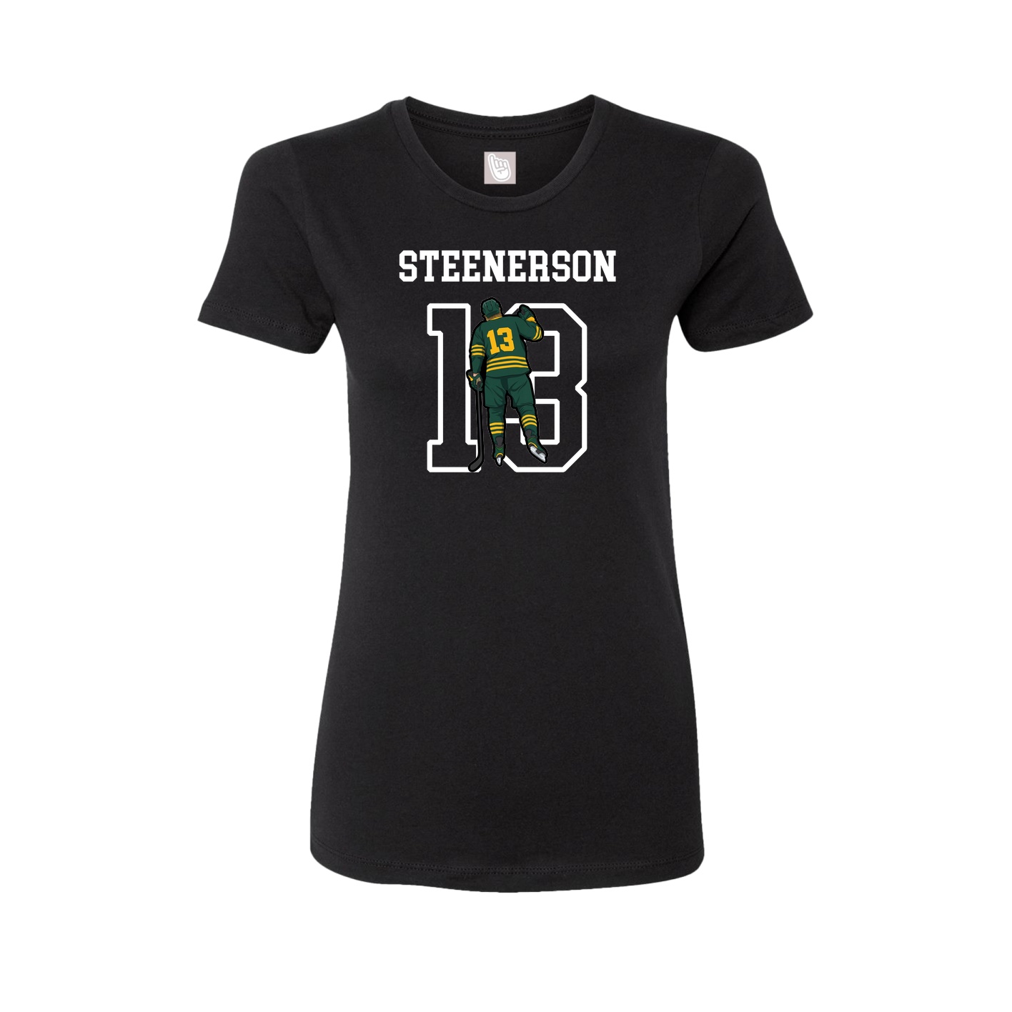 Fitted Women's Tee — Shirsey in Black