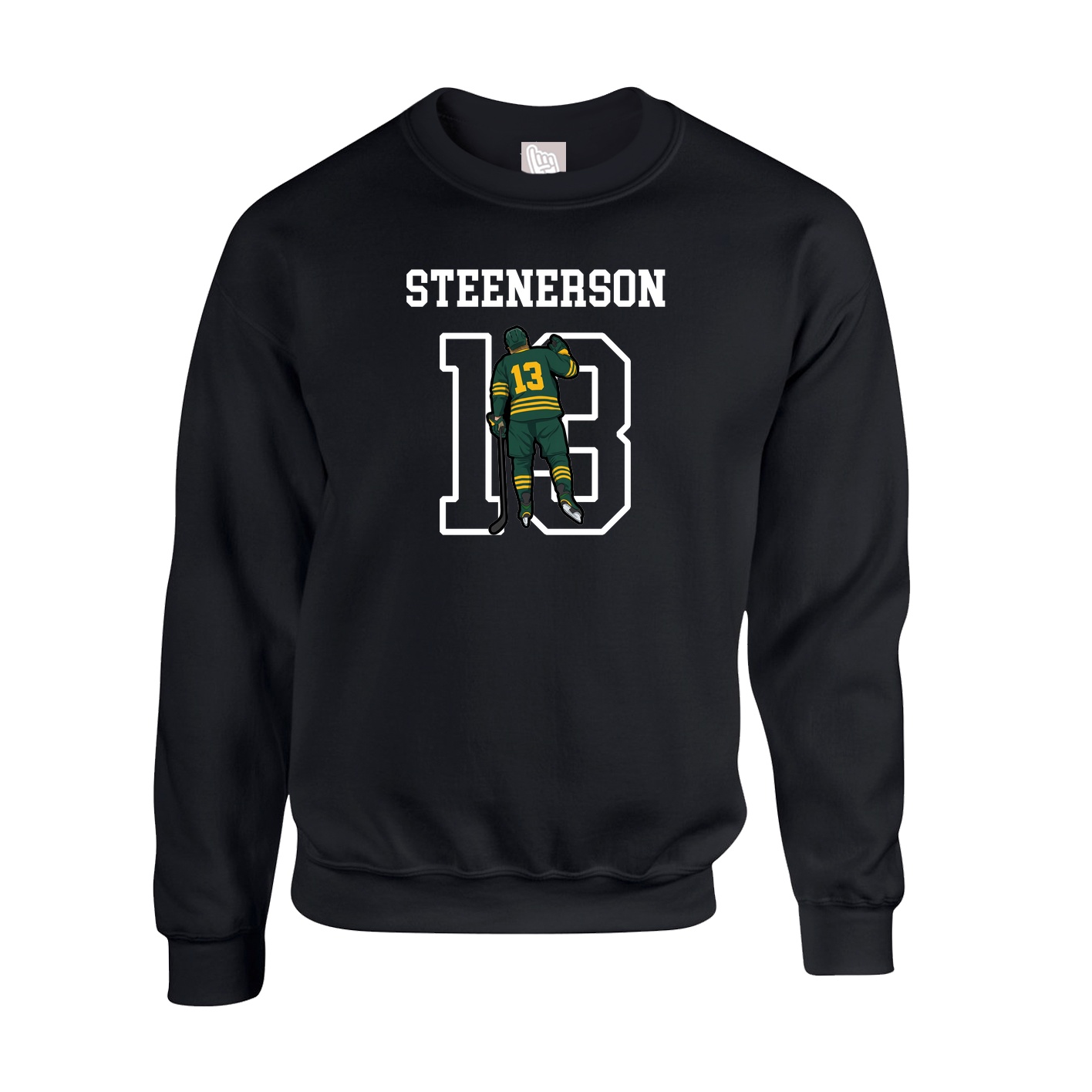 Fleece Crew — Shirsey in Black