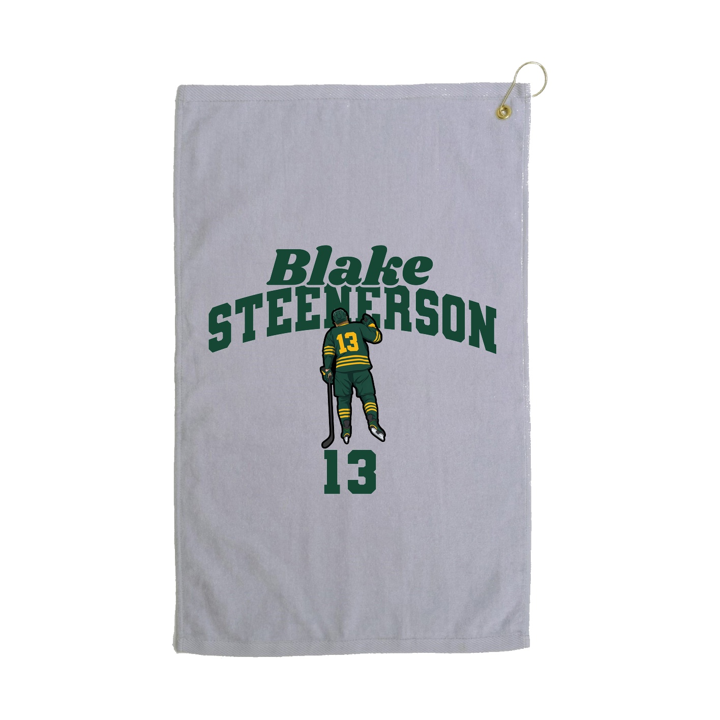 Golf Towel — Signature Arch in Grey