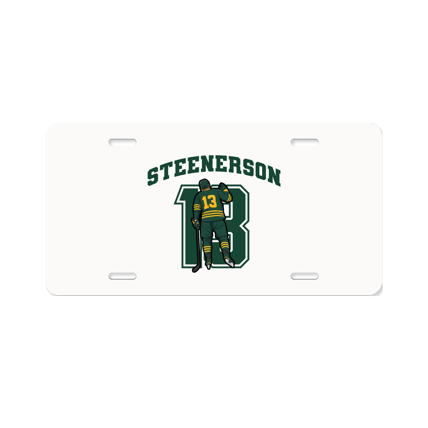 License Plate — Number in Classic