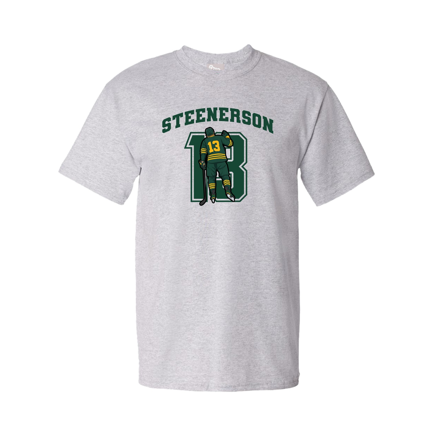 Youth Tee — Number in Grey