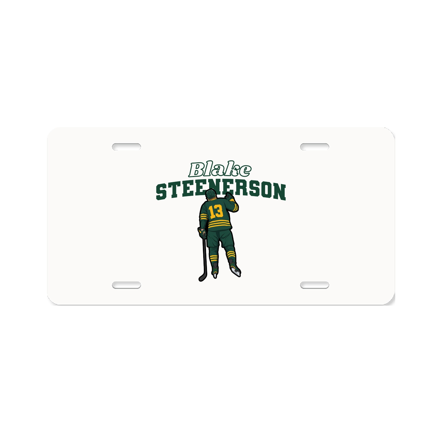 License Plate — Name Arch in Classic
