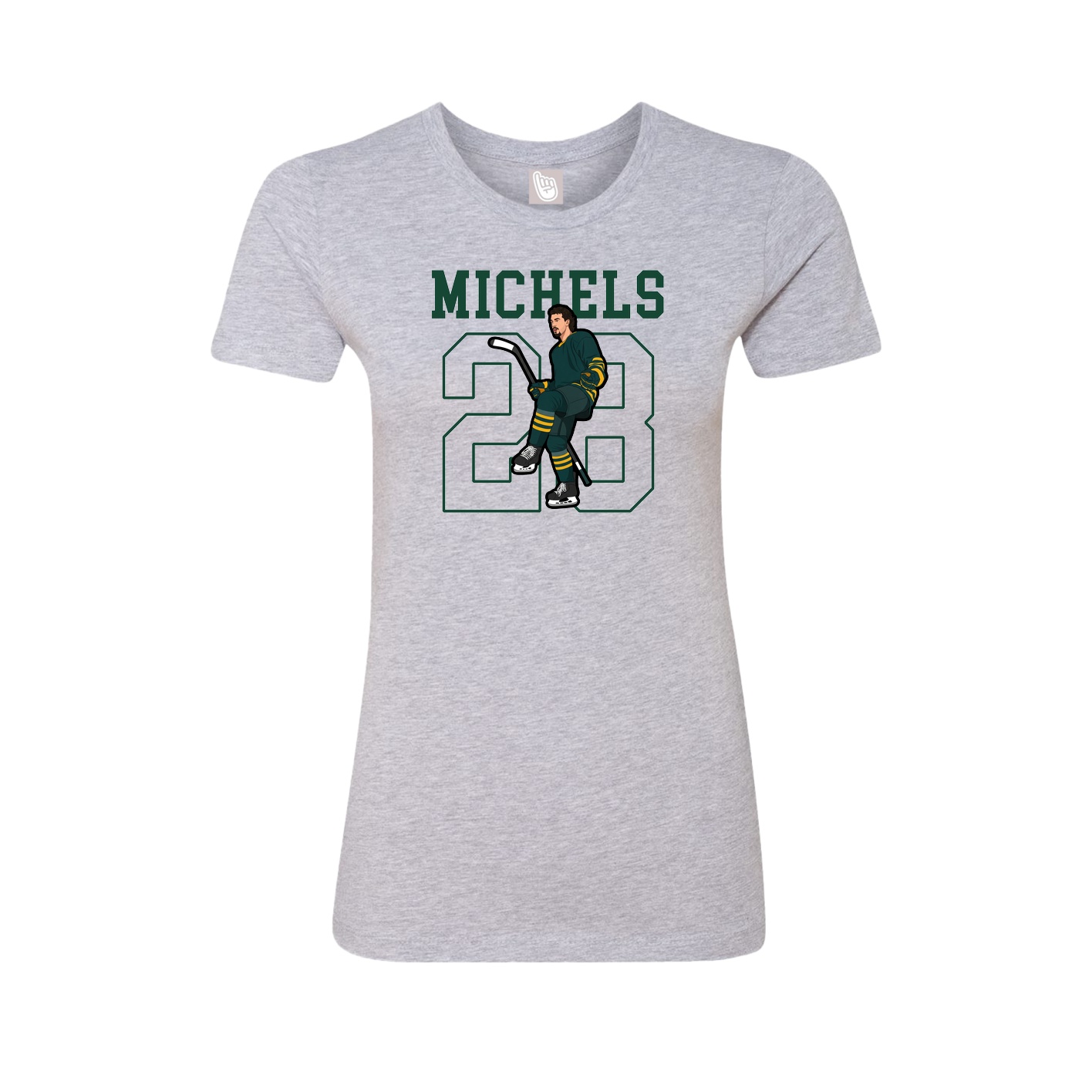 Fitted Women's Tee — Shirsey in Grey