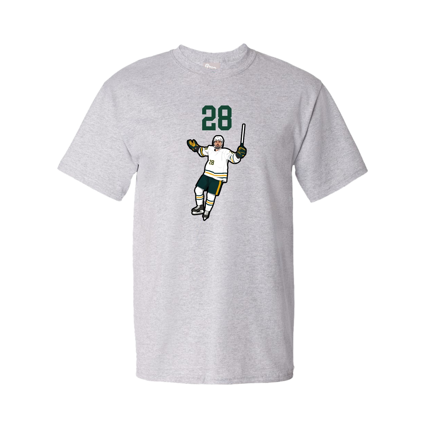 Tee — Number Top in Grey