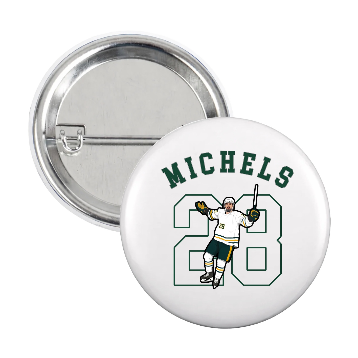 Game Day Button — Shirsey Arch in White