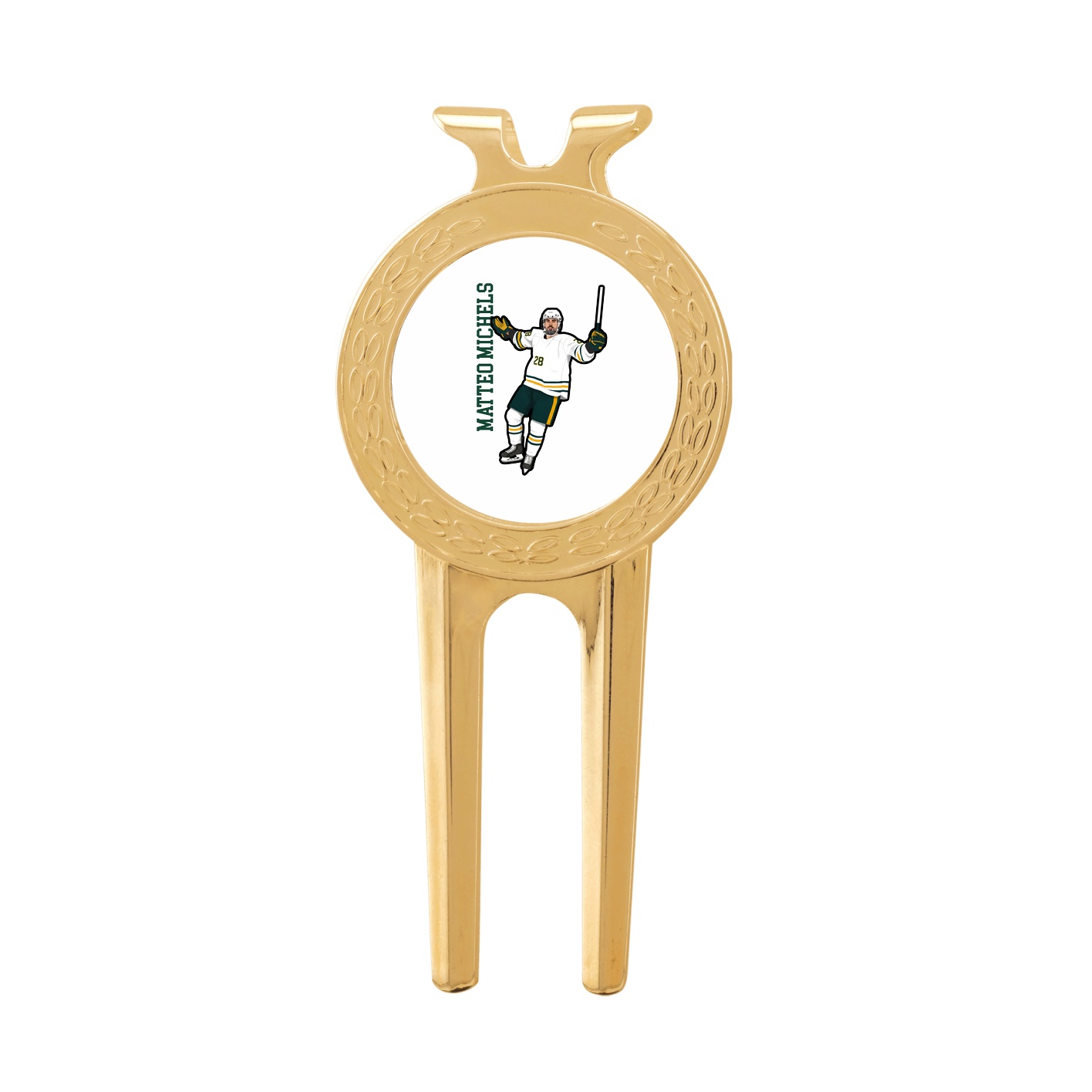 Divot Tool with Ball Marker — Name Vertical in Classic