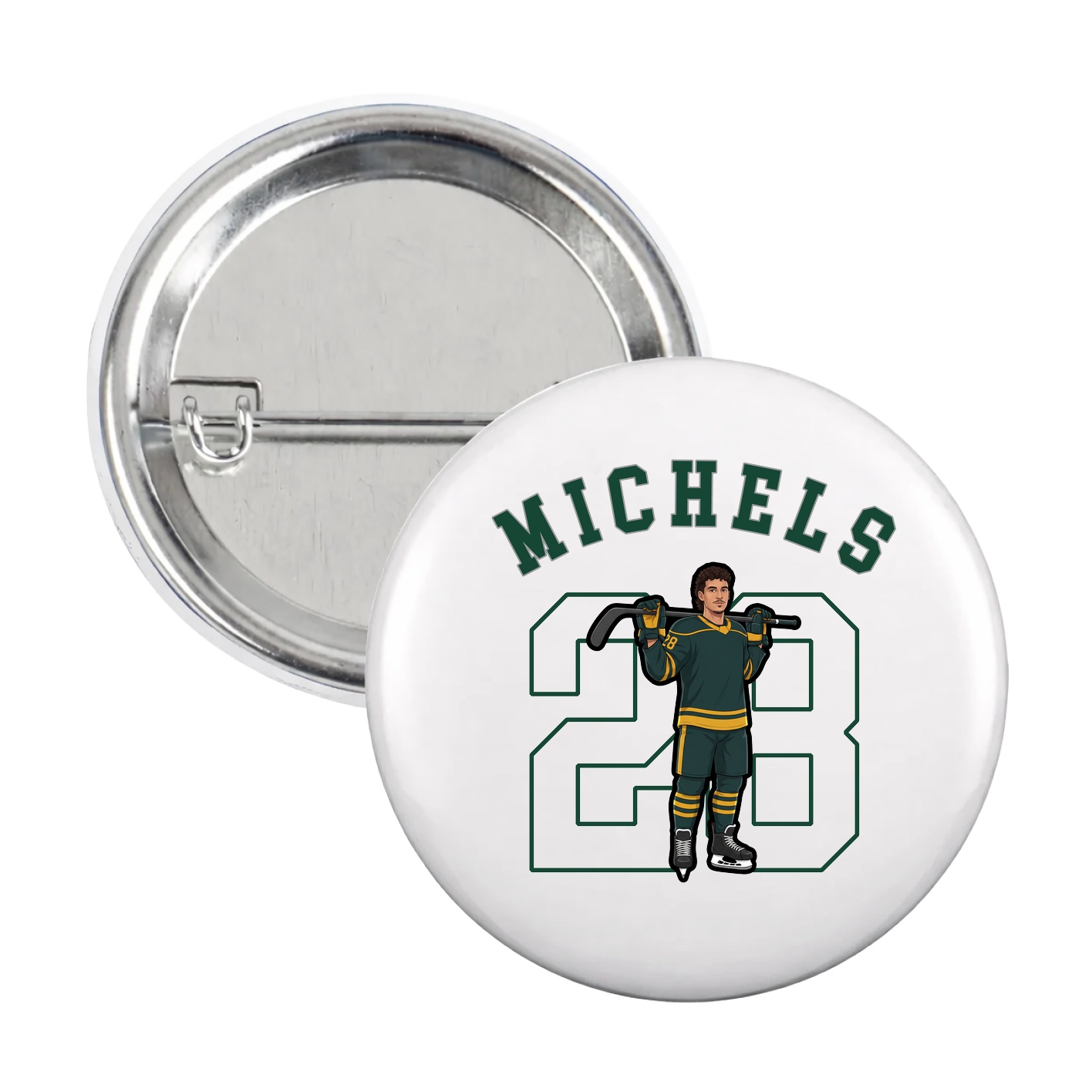 Game Day Button — Shirsey Arch in White