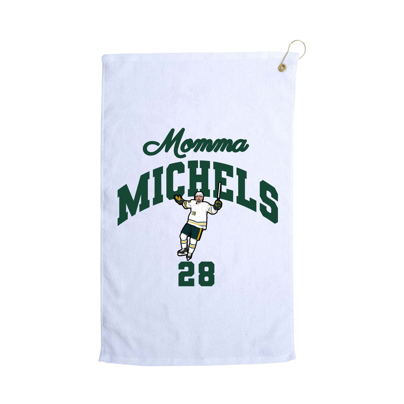 Golf Towel — Mothers Day Arch in White