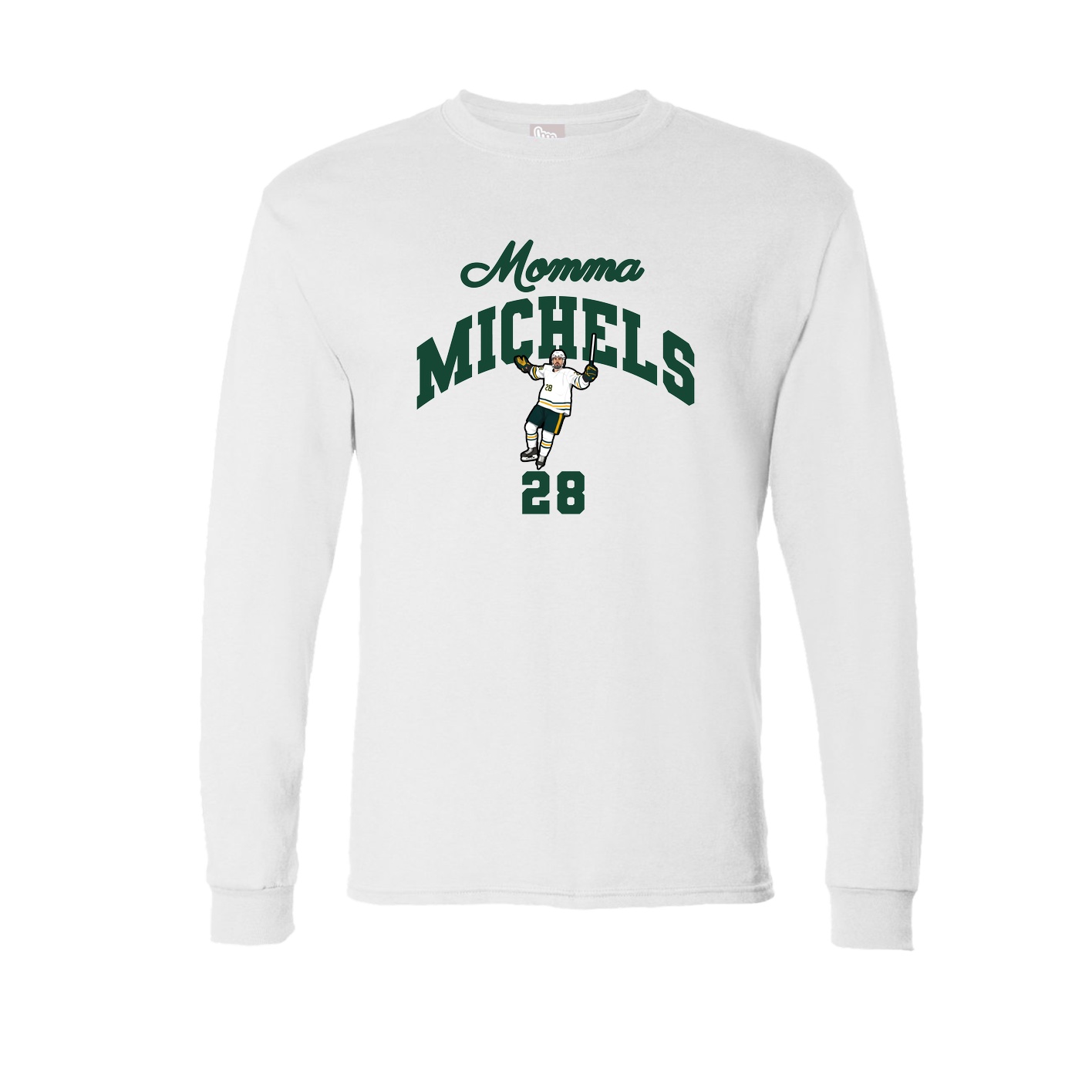 Long Sleeve Tee — Mothers Day Arch in White