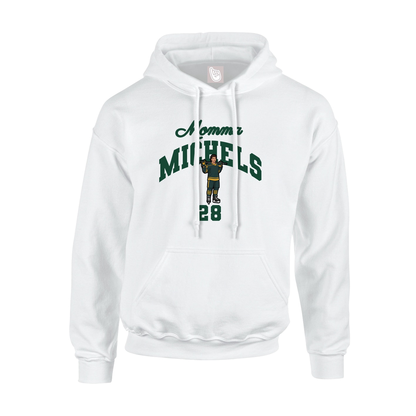 Youth Hoodie — Mothers Day Arch in White