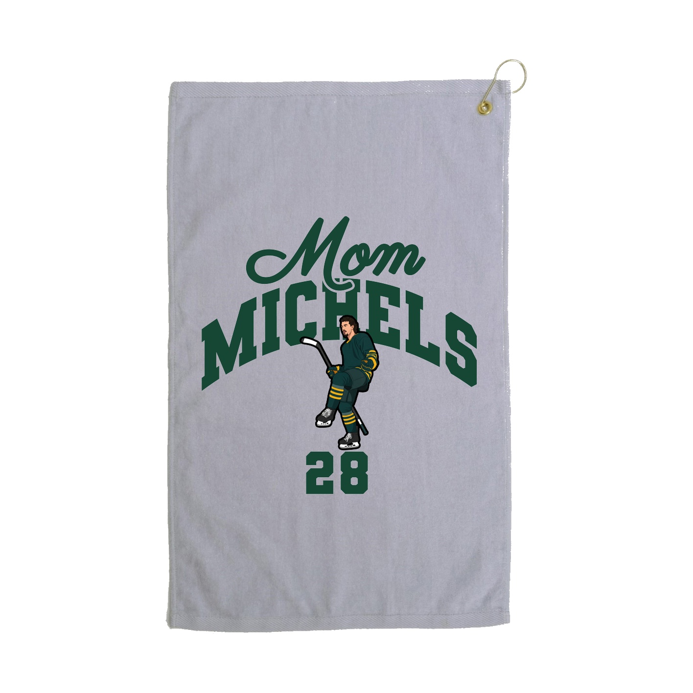 Golf Towel — Mothers Day Arch in Grey