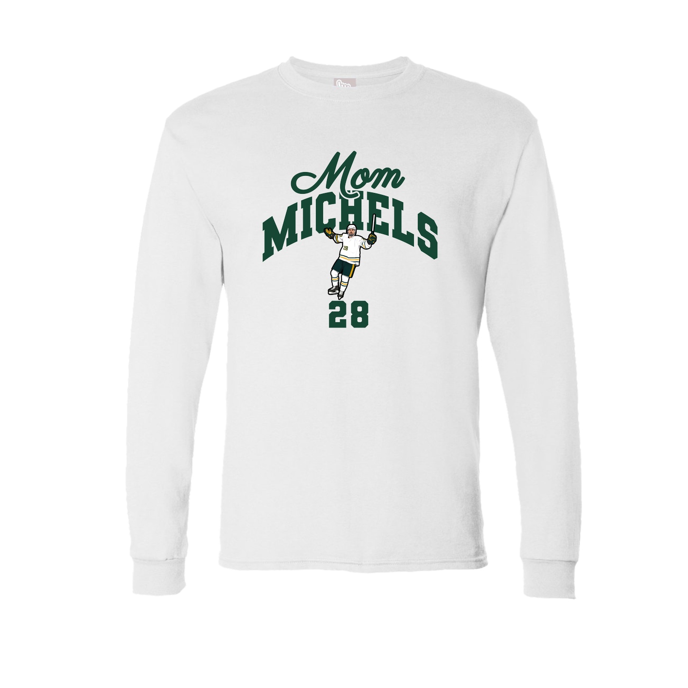 Long Sleeve Tee — Mothers Day Arch in White