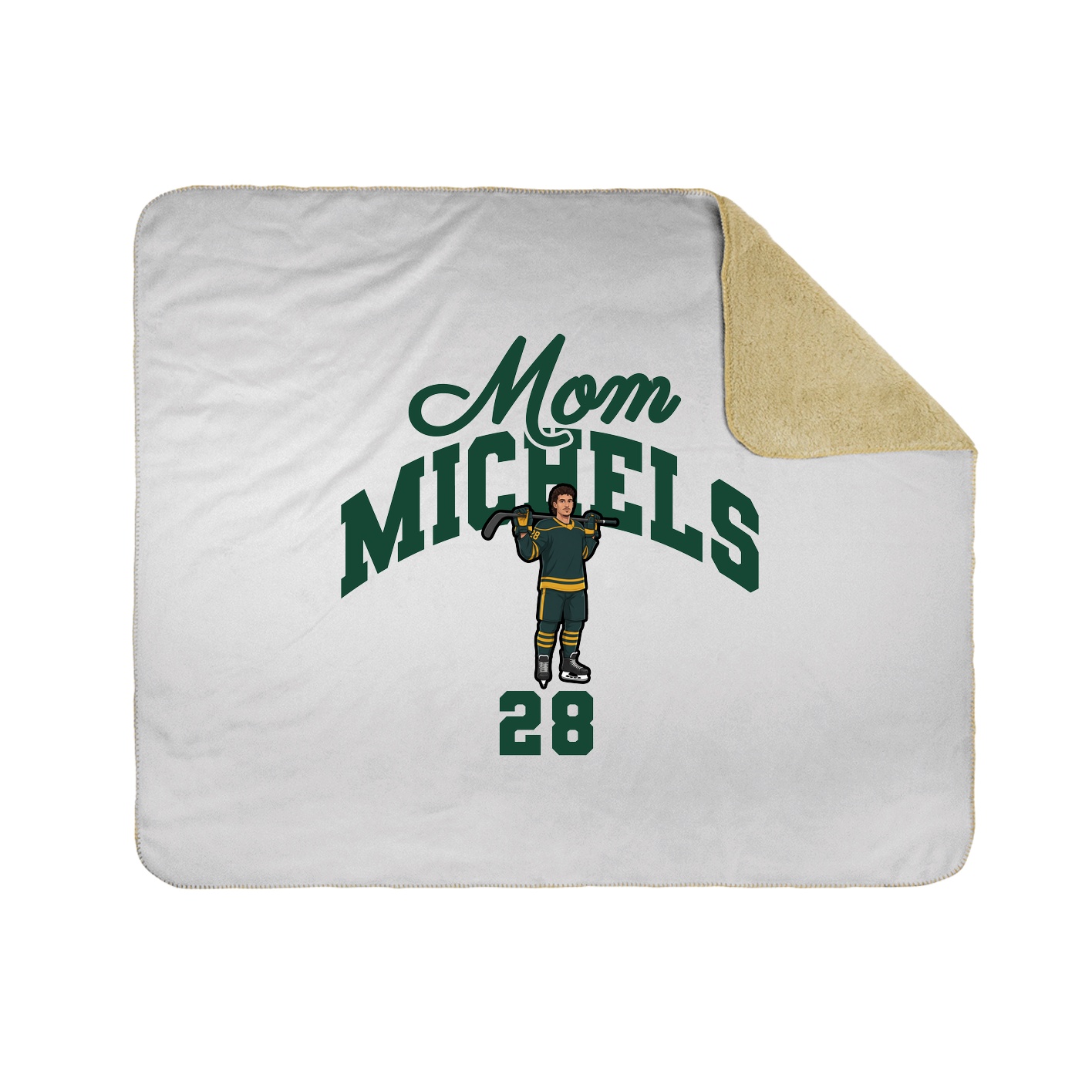 Throw Blanket — Mothers Day Arch in White