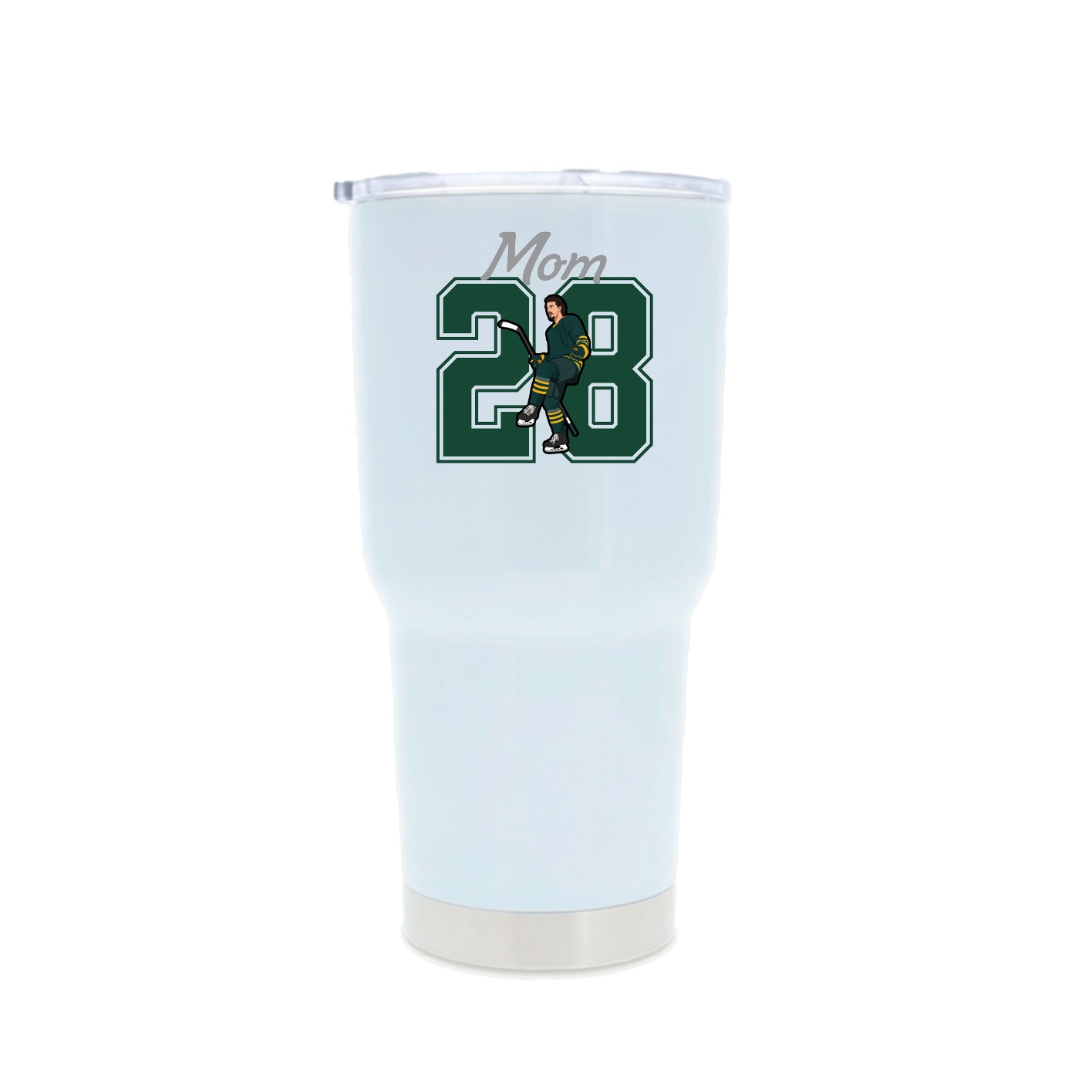 30oz Stainless Steel Tumbler — Mothers Day Shirsey in White
