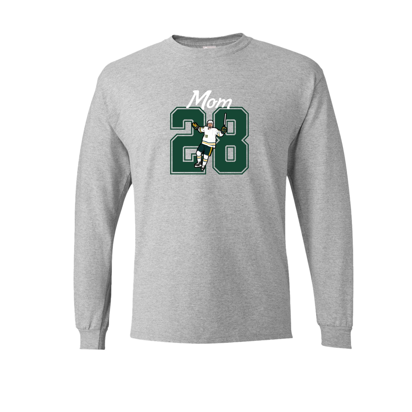 Long Sleeve Tee — Mothers Day Shirsey in Grey