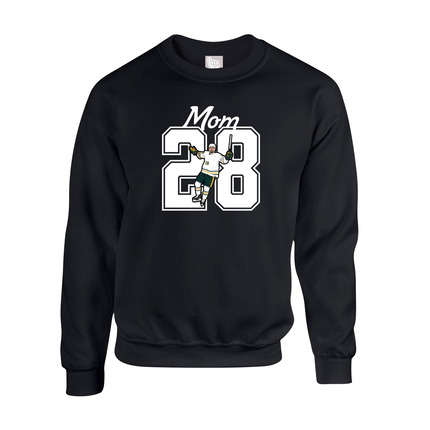 Fleece Crew — Mothers Day Shirsey in Black