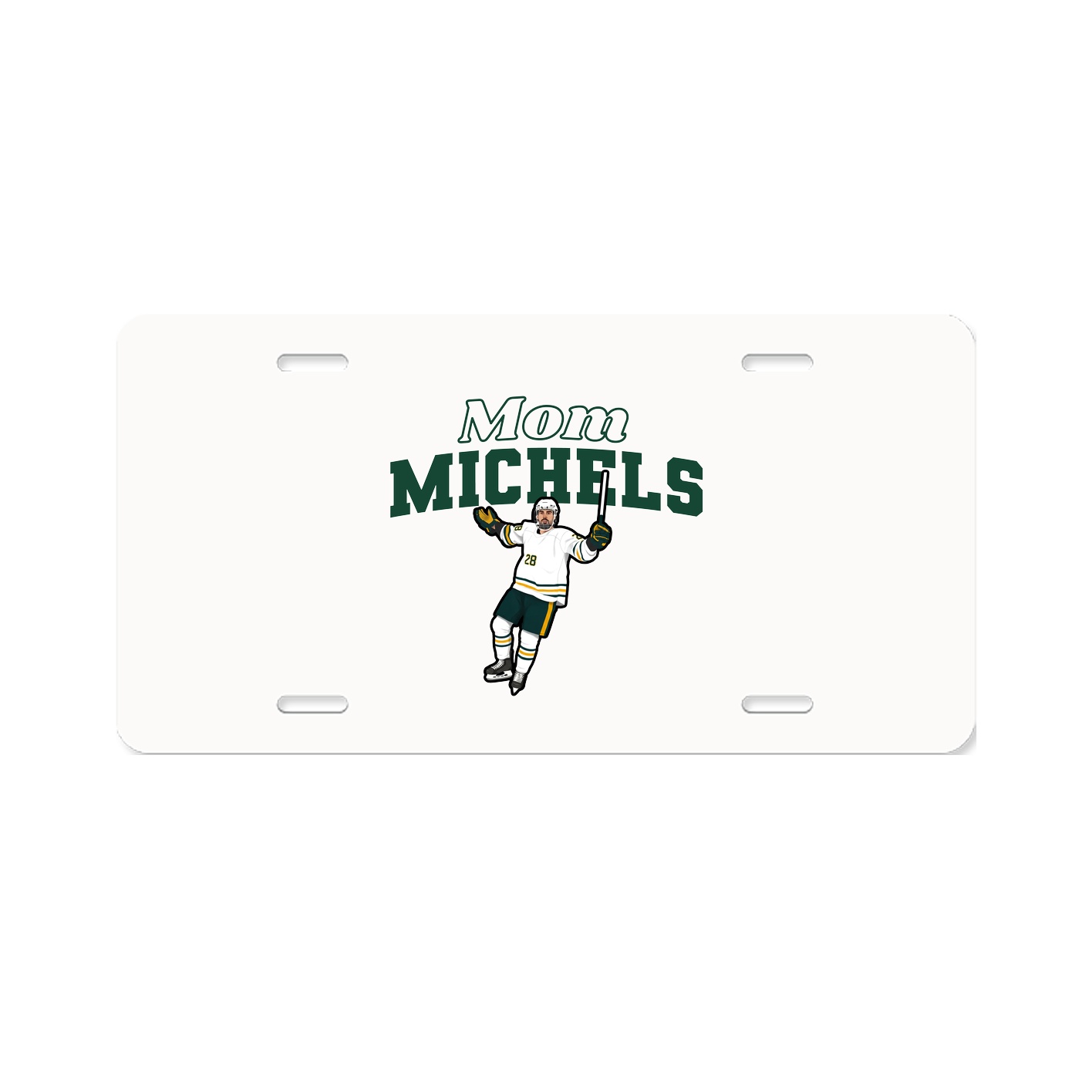 License Plate — Mothers Day Block in Classic