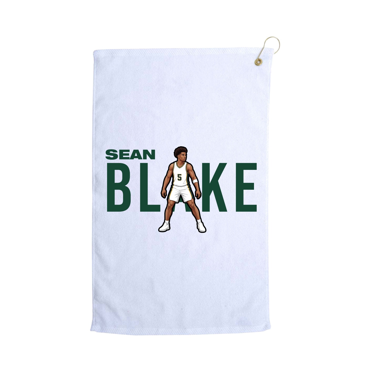 Golf Towel — Player Name in White