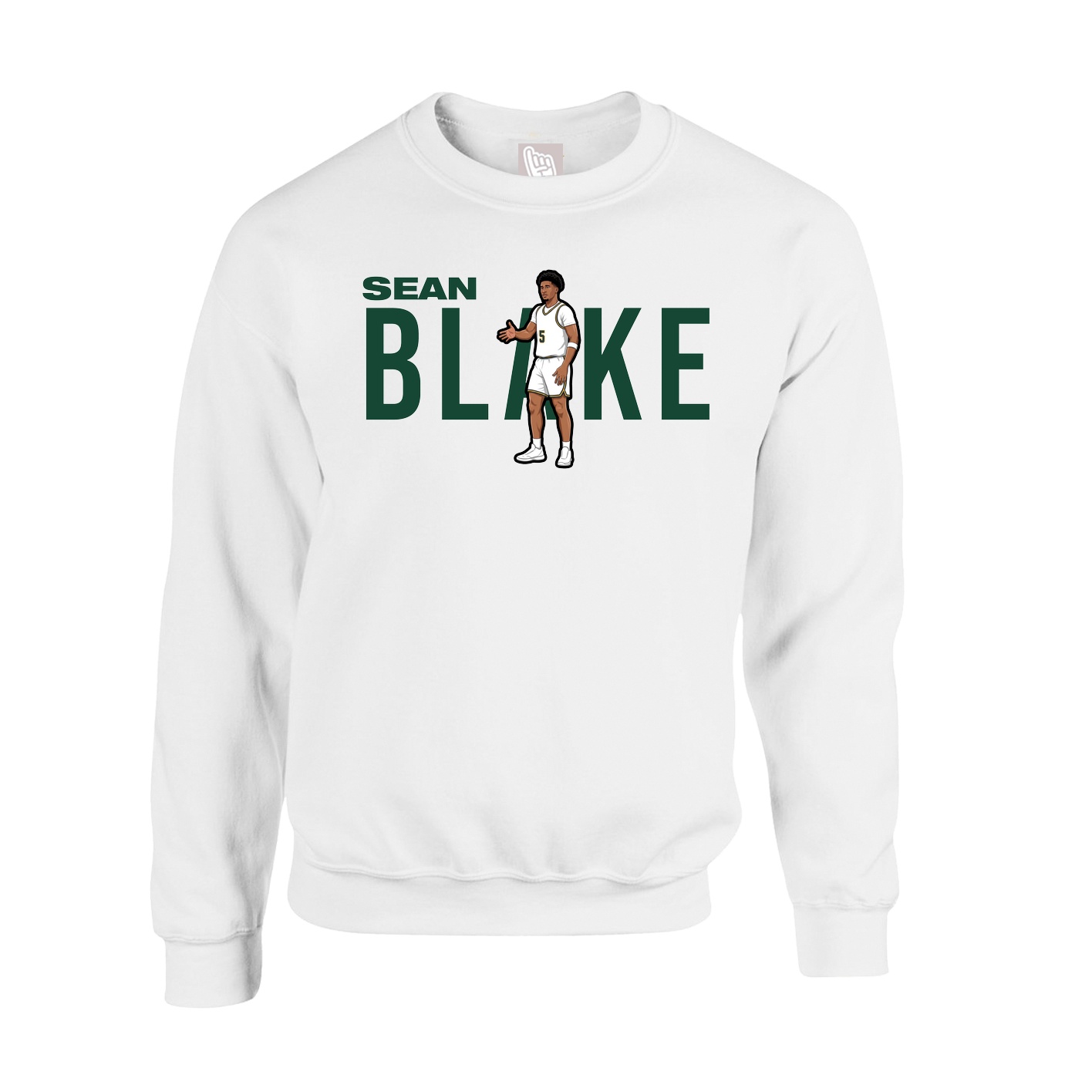Fleece Crew — Player Name in White