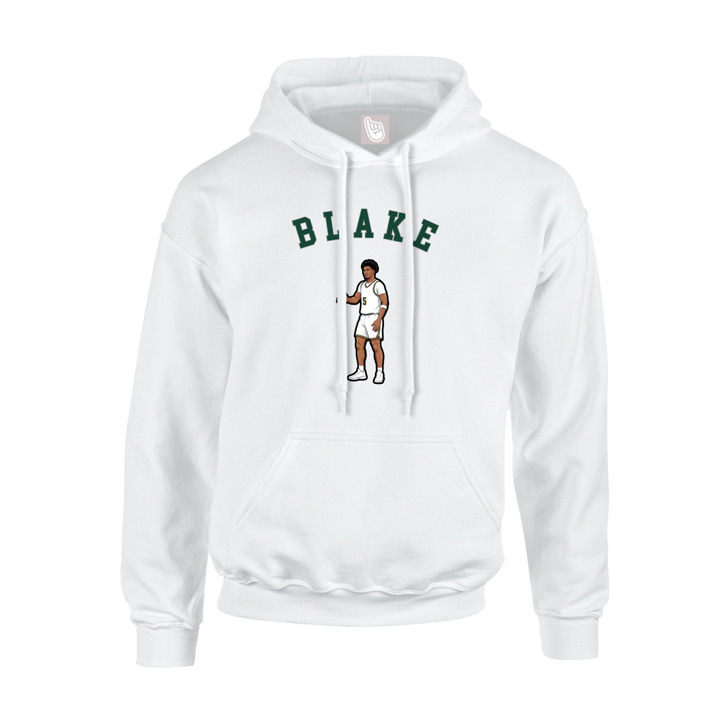 Hoodie — Shirsey Arch in White