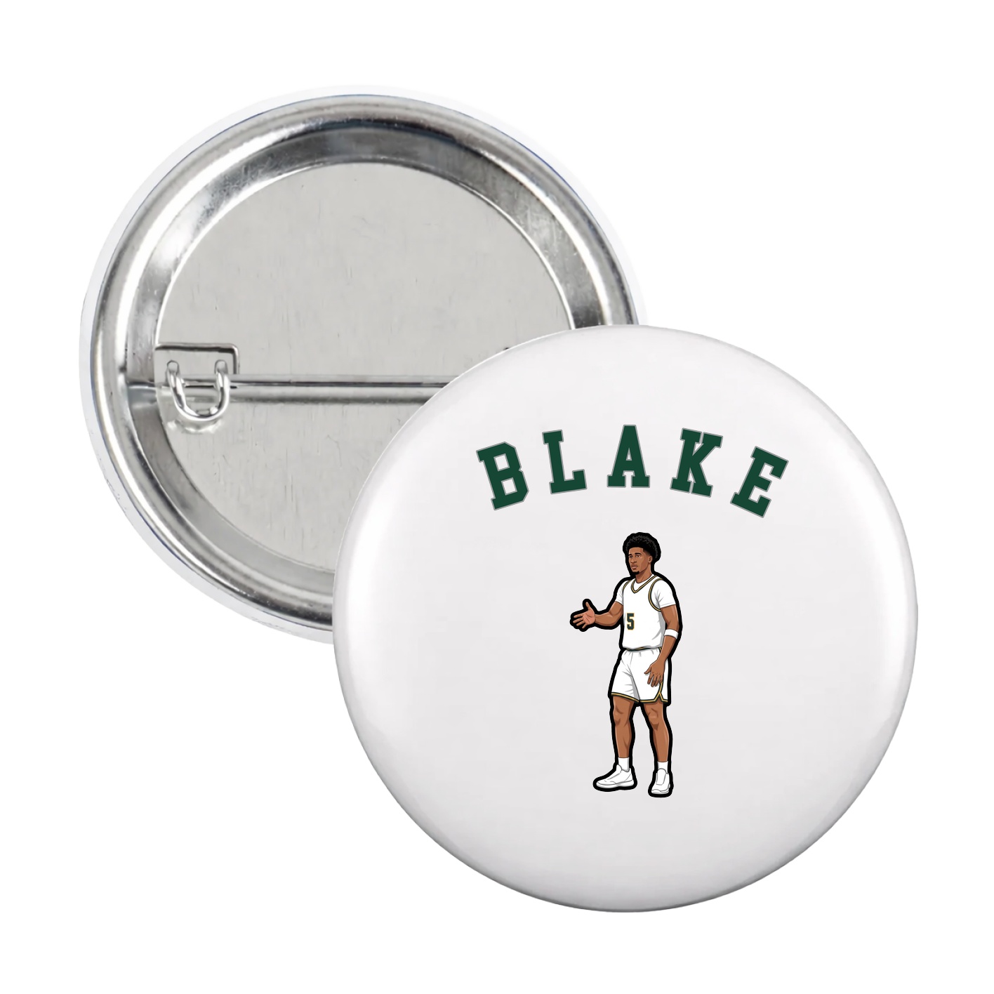 Game Day Button — Shirsey Arch in White