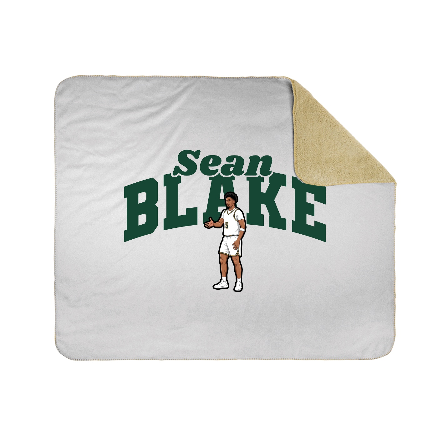 Throw Blanket — Signature Arch in White